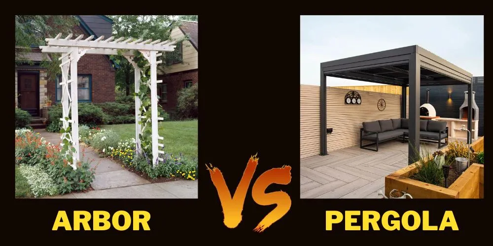 Arbor vs. Pergola: Detailed Comparison