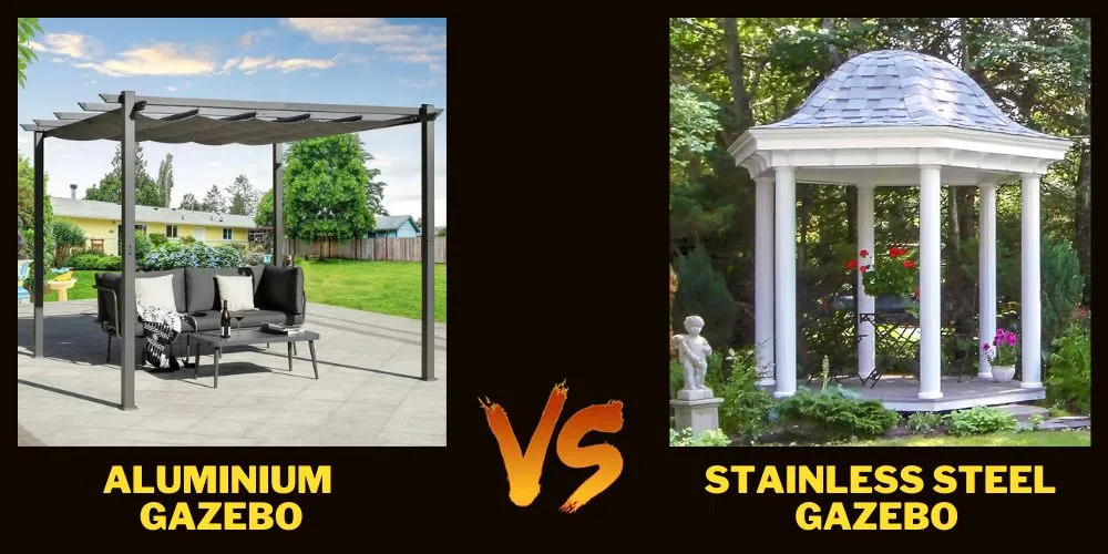 Aluminium Gazebos vs Stainless Steel Gazebos