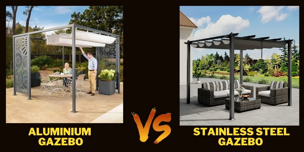 Aluminium vs Stainless Steel Gazebos: Detailed Comparison
