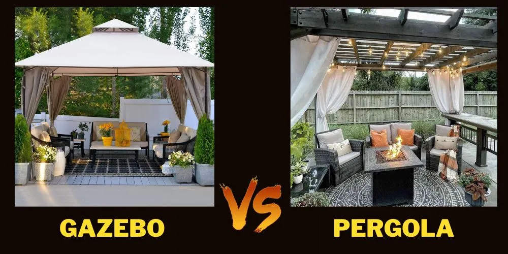 Gazebo vs Pergola: Detailed Comparison