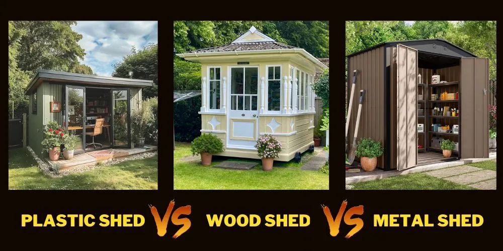 Plastic vs. Wood vs. Metal Shed