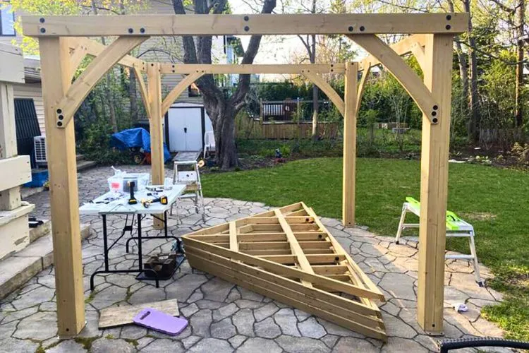 Step-by-Step Gazebo Assembly Process